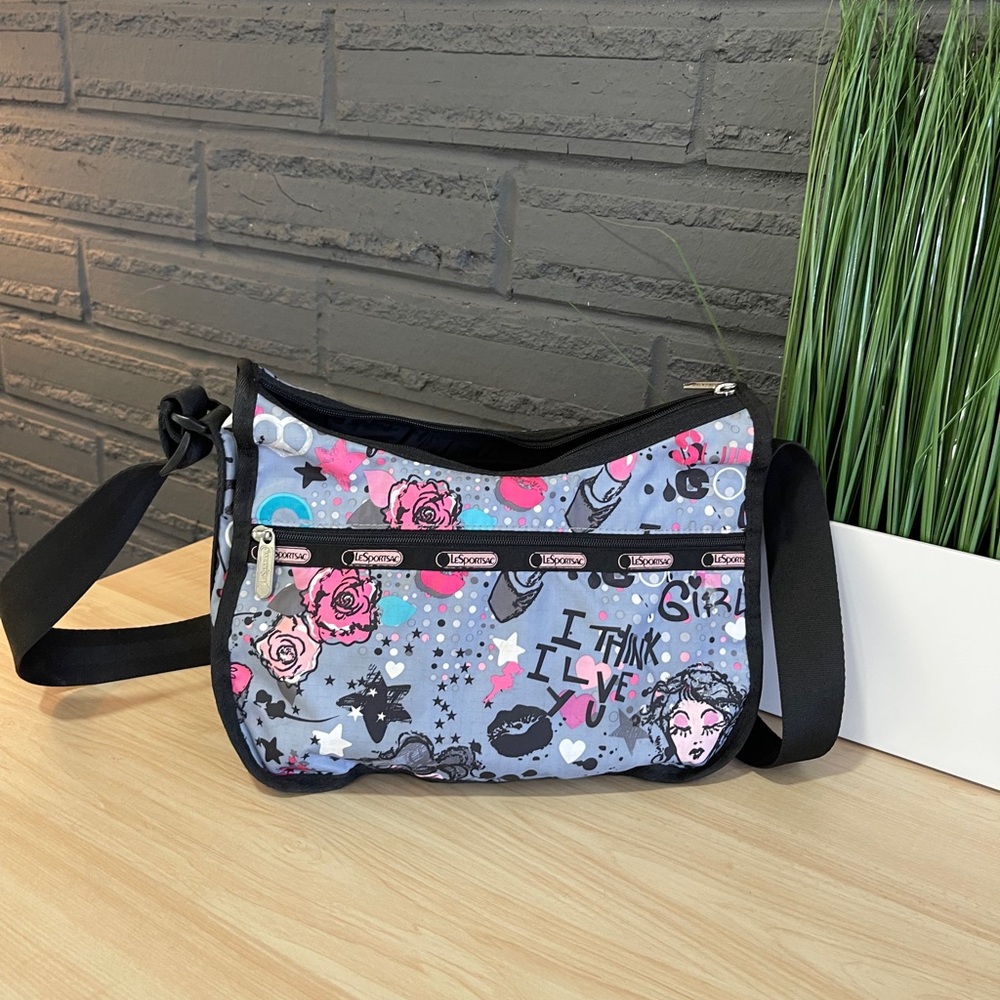 LeSportsac Multicolor Graphic Crossbody Bag Teenager Young Lady Gift